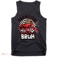 Crawfish Season Bruh Funny Crawfish Hat Crawfish Preppy Gift Tank Top thumb 0