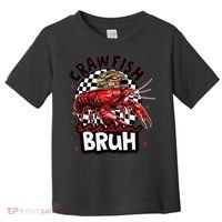 Crawfish Season Bruh Funny Crawfish Hat Crawfish Preppy Gift Toddler T-Shirt thumb 0
