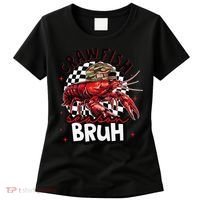 Crawfish Season Bruh Funny Crawfish Hat Crawfish Preppy Gift Women's T-Shirt thumb 0