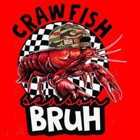 Crawfish Season Bruh Funny Crawfish Hat Crawfish Preppy Gift Santa Hat thumb 1
