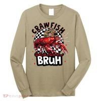 Crawfish Season Bruh Funny Crawfish Hat Crawfish Preppy Gift Long Sleeve Shirt thumb 0