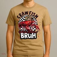 Crawfish Season Bruh Funny Crawfish Hat Crawfish Preppy Gift T-Shirt thumb 3