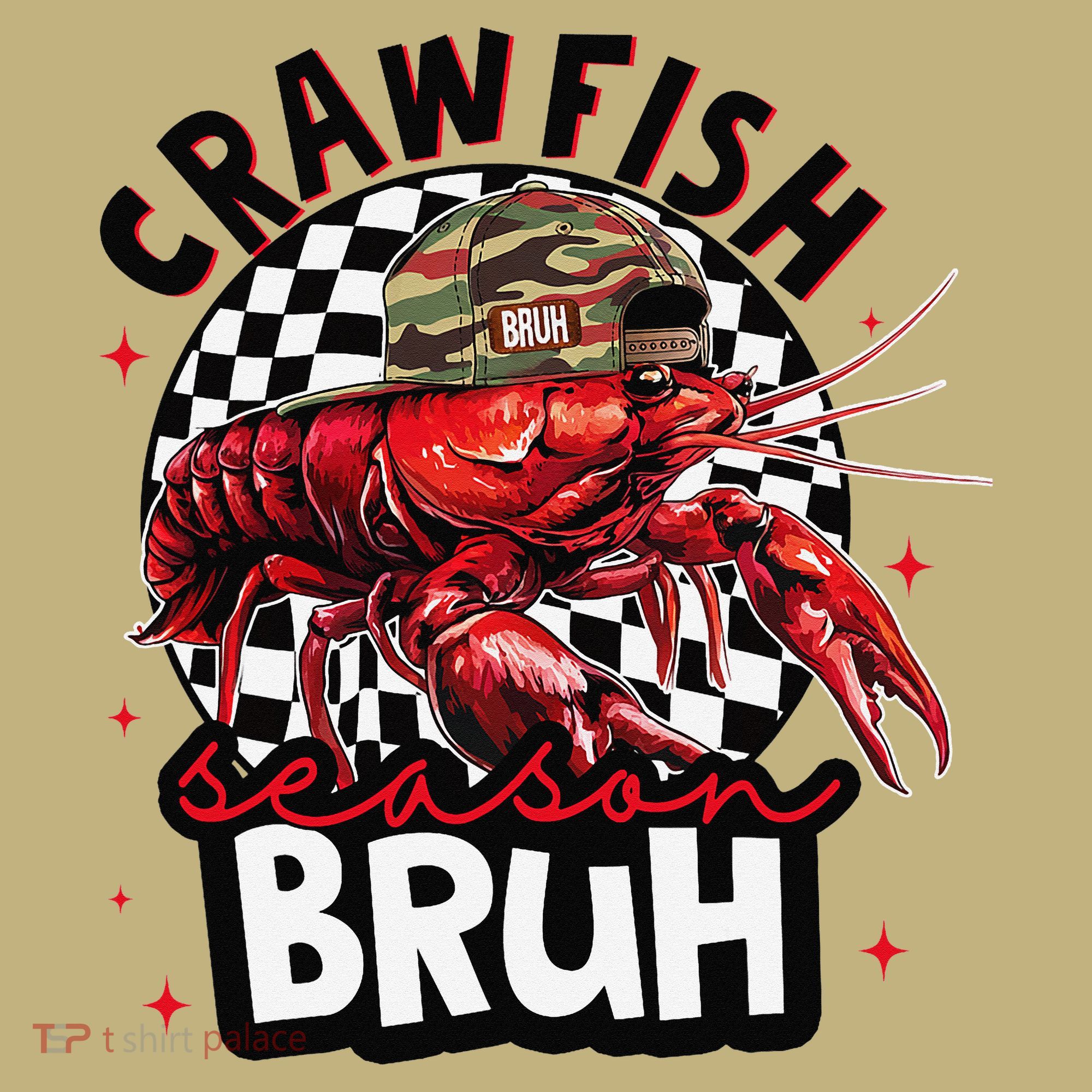 Crawfish Season Bruh Funny Crawfish Hat Crawfish Preppy Gift Mousepad