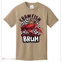 Crawfish Season Bruh Funny Crawfish Hat Crawfish Preppy Gift Kids T-Shirt thumb 0