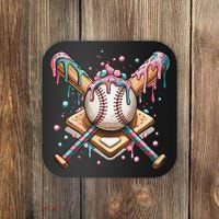 Cool Sport Baseball Home Plate Drip With Sprinkles Drip Coaster thumb 0