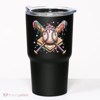 Cool Sport Baseball Home Plate Drip With Sprinkles Drip Tumbler thumb 0