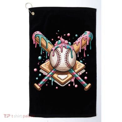 Cool Sport Baseball Home Plate Drip With Sprinkles Drip Golf Towel