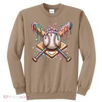 Cool Sport Baseball Home Plate Drip With Sprinkles Drip Sweatshirt thumb 0