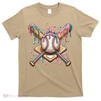 Cool Sport Baseball Home Plate Drip With Sprinkles Drip T-Shirt thumb 0