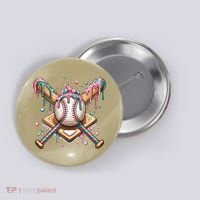 Cool Sport Baseball Home Plate Drip With Sprinkles Drip Button thumb 0