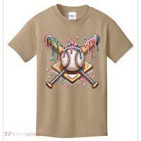 Cool Sport Baseball Home Plate Drip With Sprinkles Drip Kids T-Shirt thumb 0