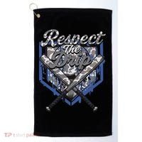 Cool Sport Baseball Home Camo Plate Drip With Sprinkles Golf Towel thumb 0