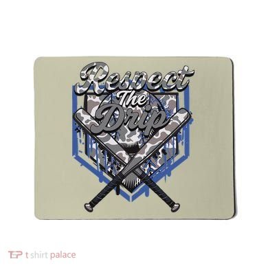 Cool Sport Baseball Home Camo Plate Drip With Sprinkles Mousepad