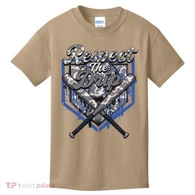 Cool Sport Baseball Home Camo Plate Drip With Sprinkles Kids T-Shirt