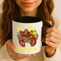Crawfish Season Boil Crayfish Cooking Lobster Funny Gift Coffee Mug thumb 3