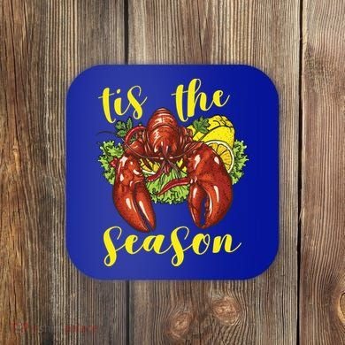 Crawfish Season Boil Crayfish Cooking Lobster Funny Gift Coaster