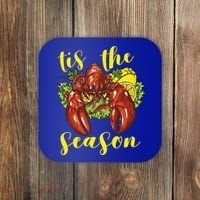 Crawfish Season Boil Crayfish Cooking Lobster Funny Gift Coaster thumb 0