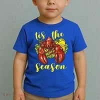 Crawfish Season Boil Crayfish Cooking Lobster Funny Gift Toddler T-Shirt thumb 2