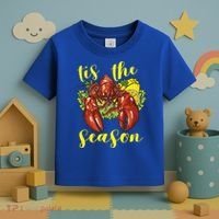 Crawfish Season Boil Crayfish Cooking Lobster Funny Gift Toddler T-Shirt thumb 3