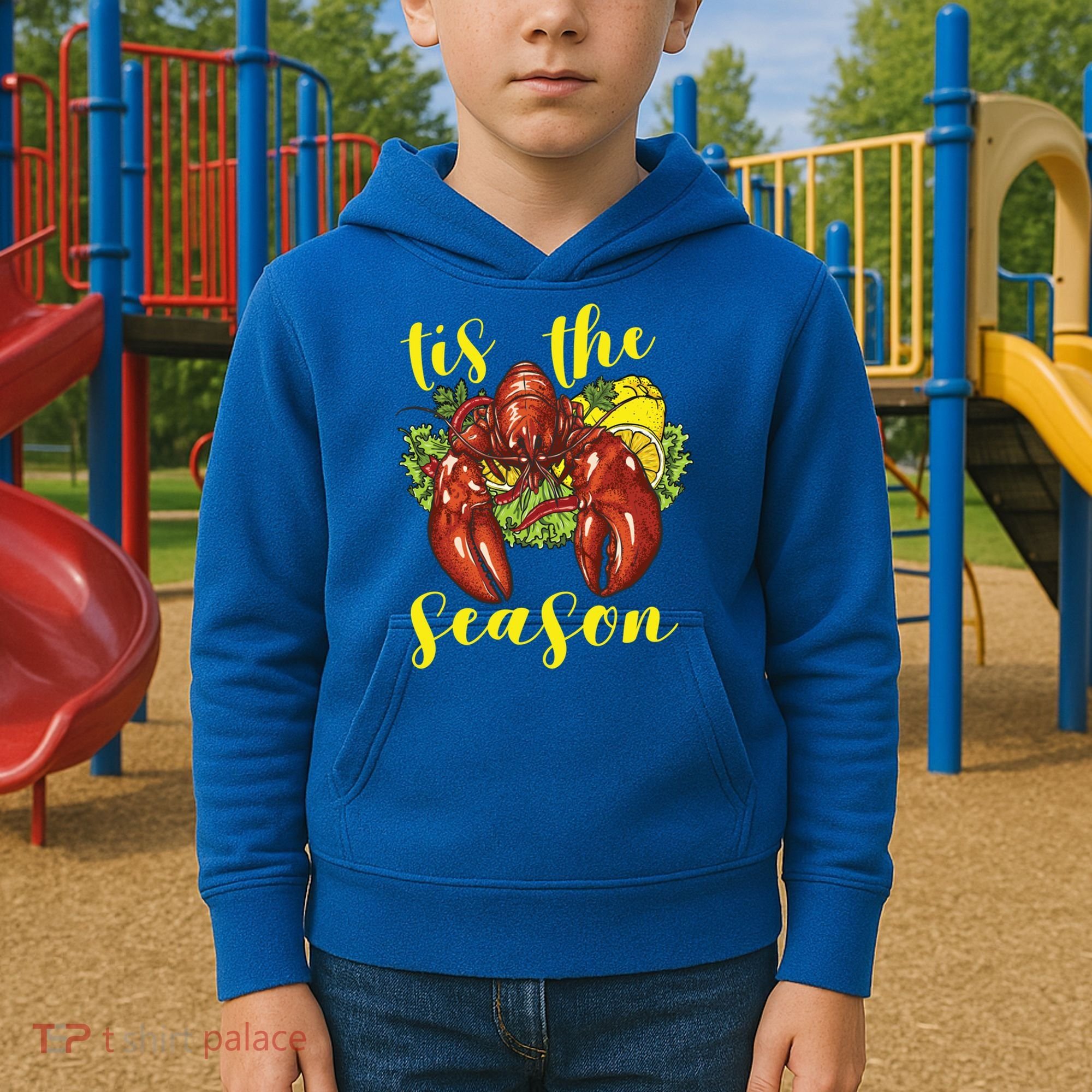 Crawfish Season Boil Crayfish Cooking Lobster Funny Gift Kids Hoodie