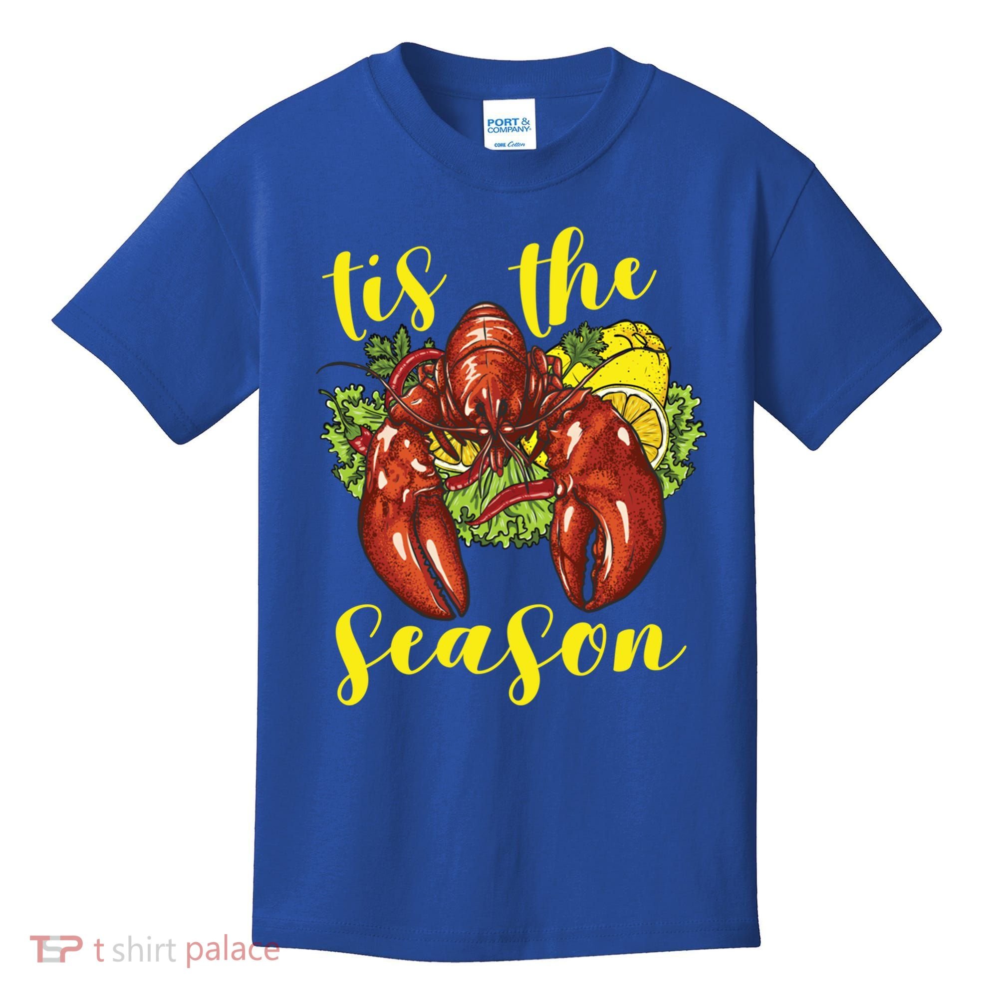 Crawfish Season Boil Crayfish Cooking Lobster Funny Gift Kids T-Shirt