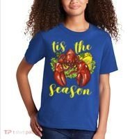 Crawfish Season Boil Crayfish Cooking Lobster Funny Gift Kids T-Shirt thumb 2