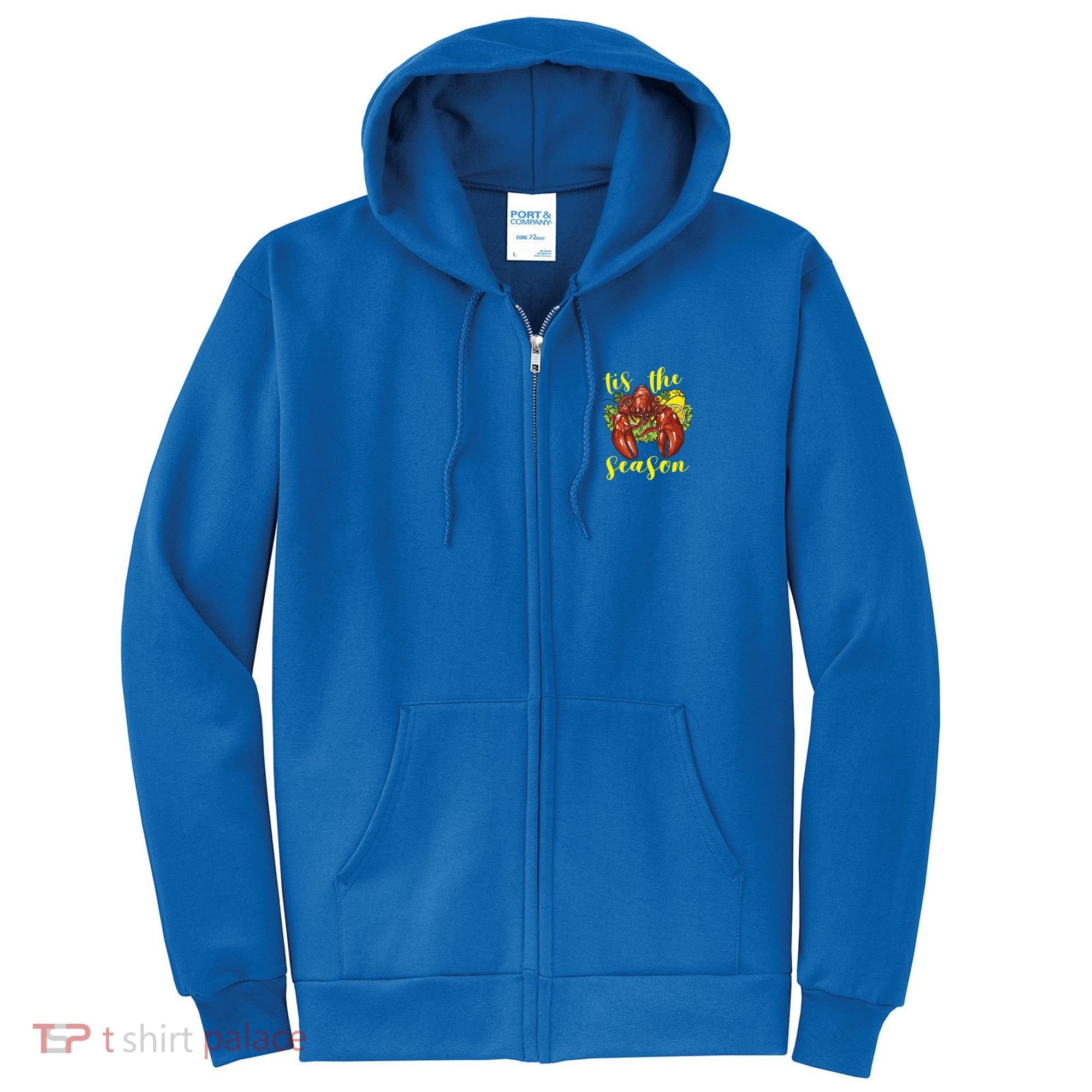 Crawfish Season Boil Crayfish Cooking Lobster Funny Gift Full Zip Hoodie