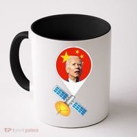 Chinese Satellite Balloon Joe Biden Coffee Mug thumb 0