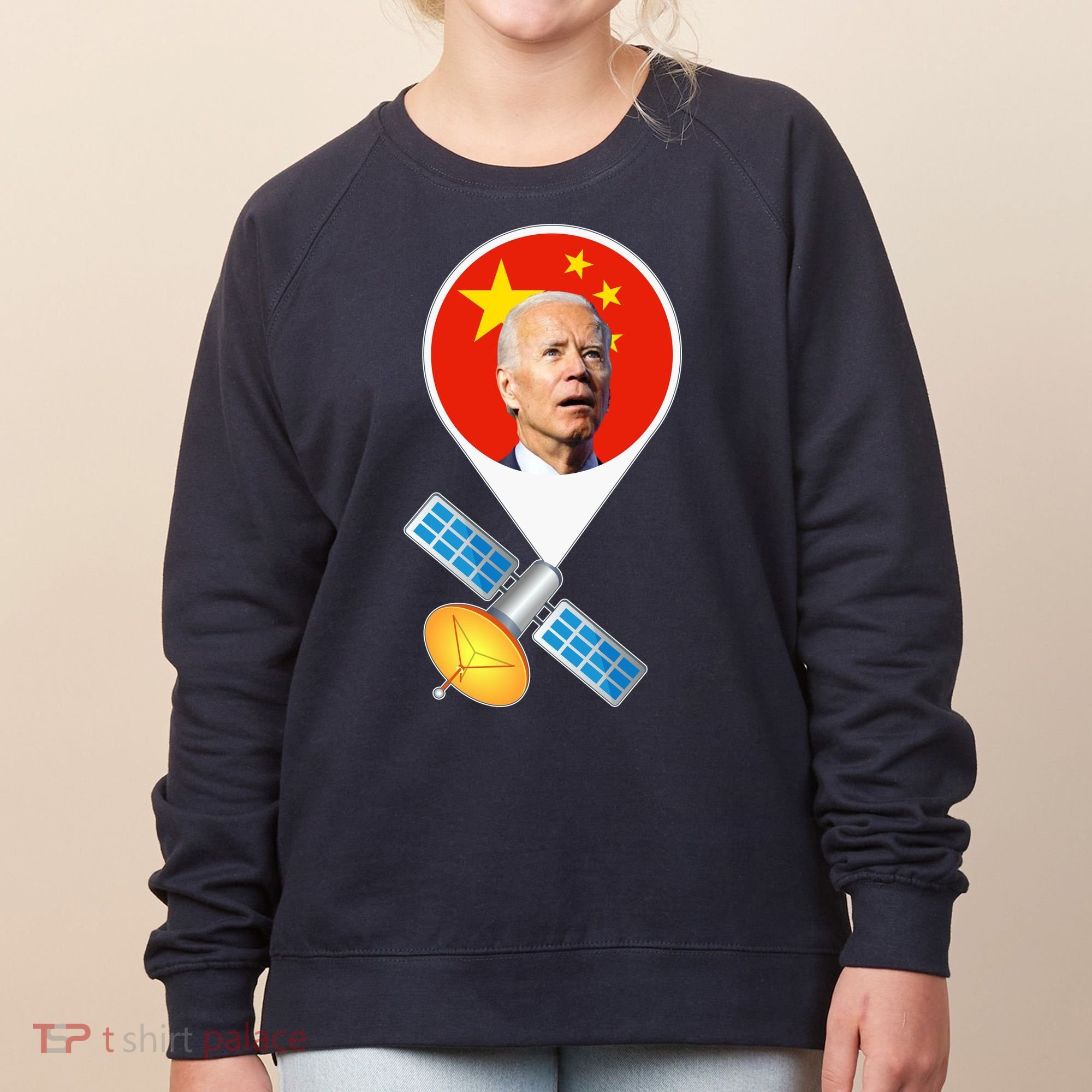 Chinese Satellite Balloon Joe Biden Women's Sweatshirt