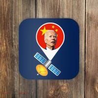 Chinese Satellite Balloon Joe Biden Coaster thumb 0
