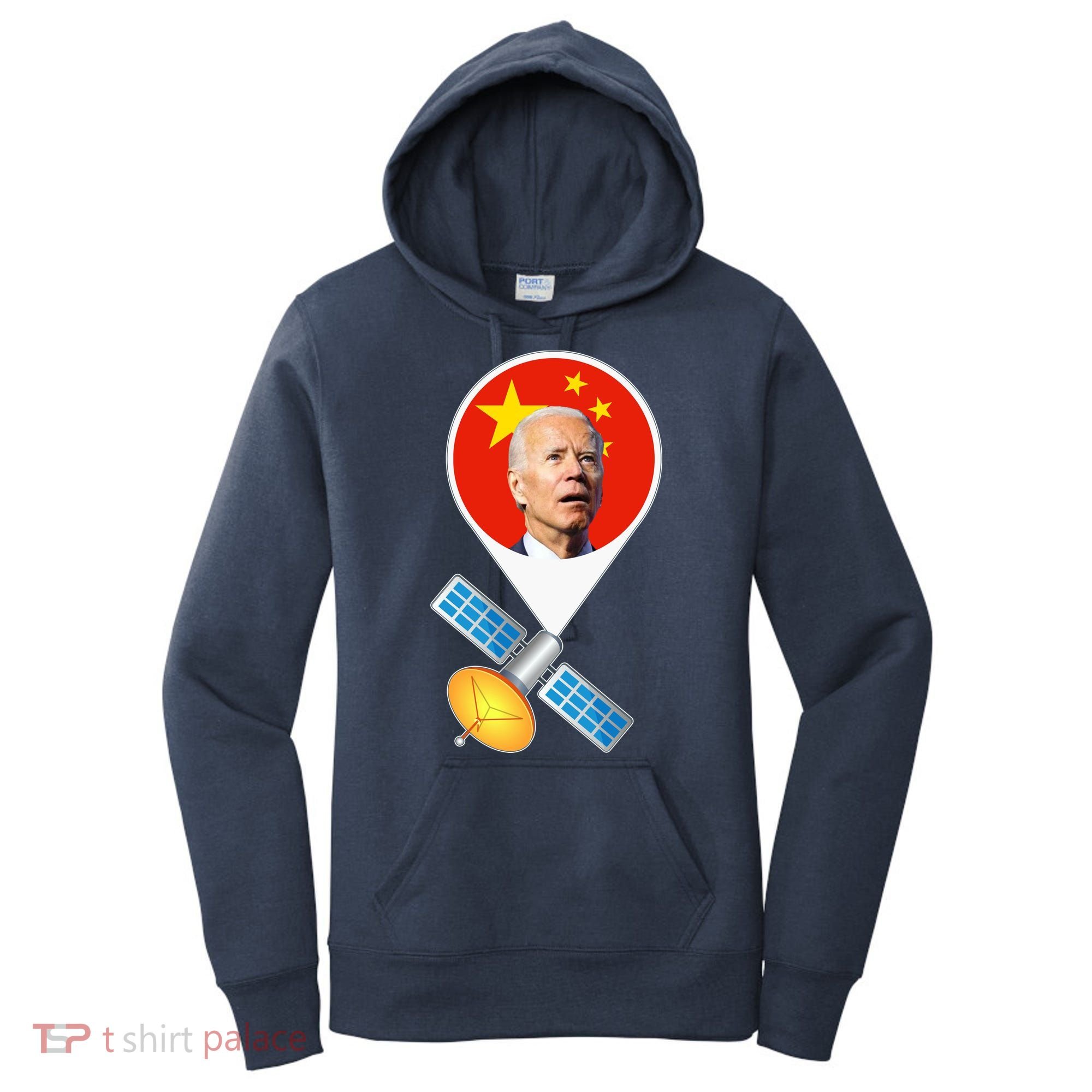 Chinese Satellite Balloon Joe Biden Women's Hoodie
