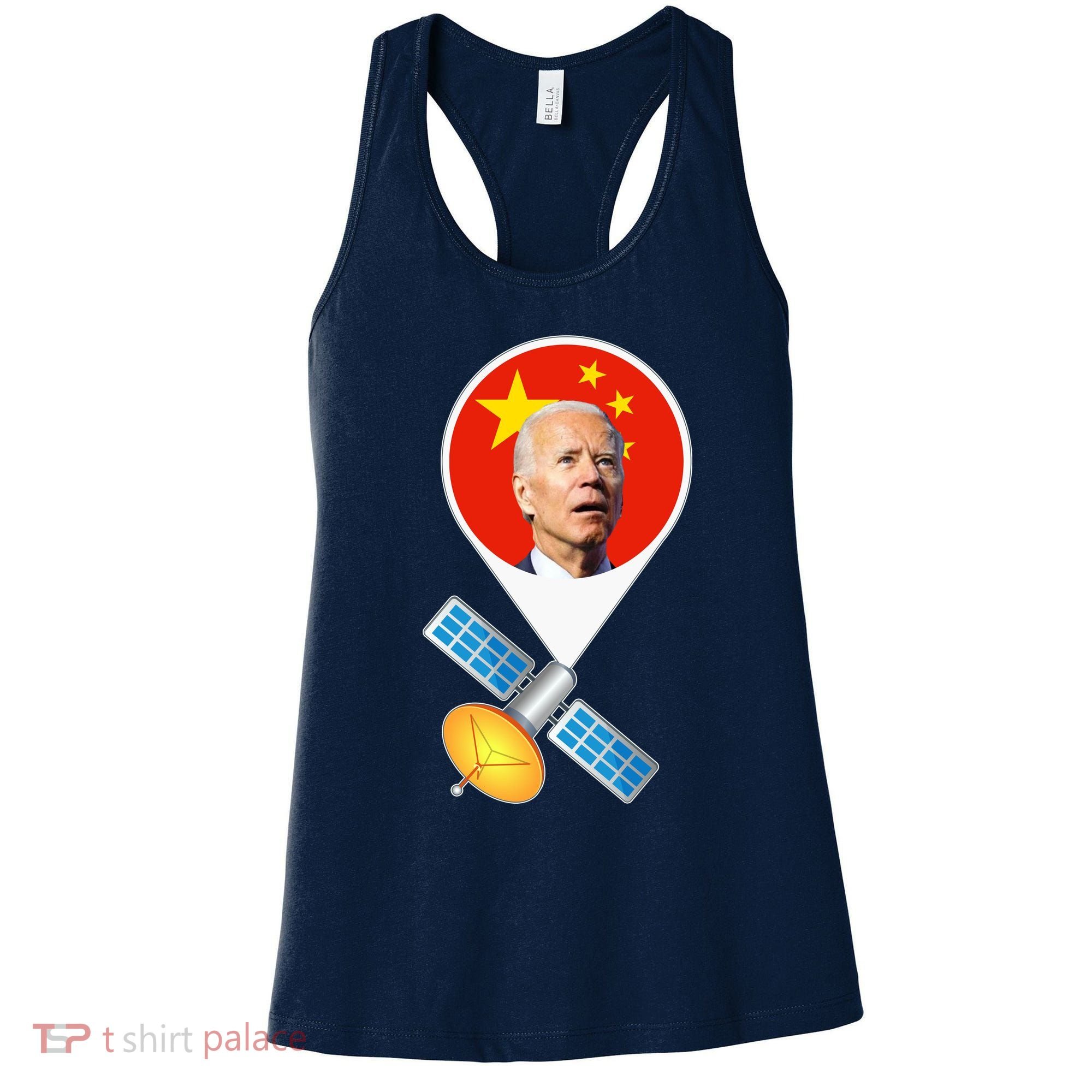 Chinese Satellite Balloon Joe Biden Women's Tank Top