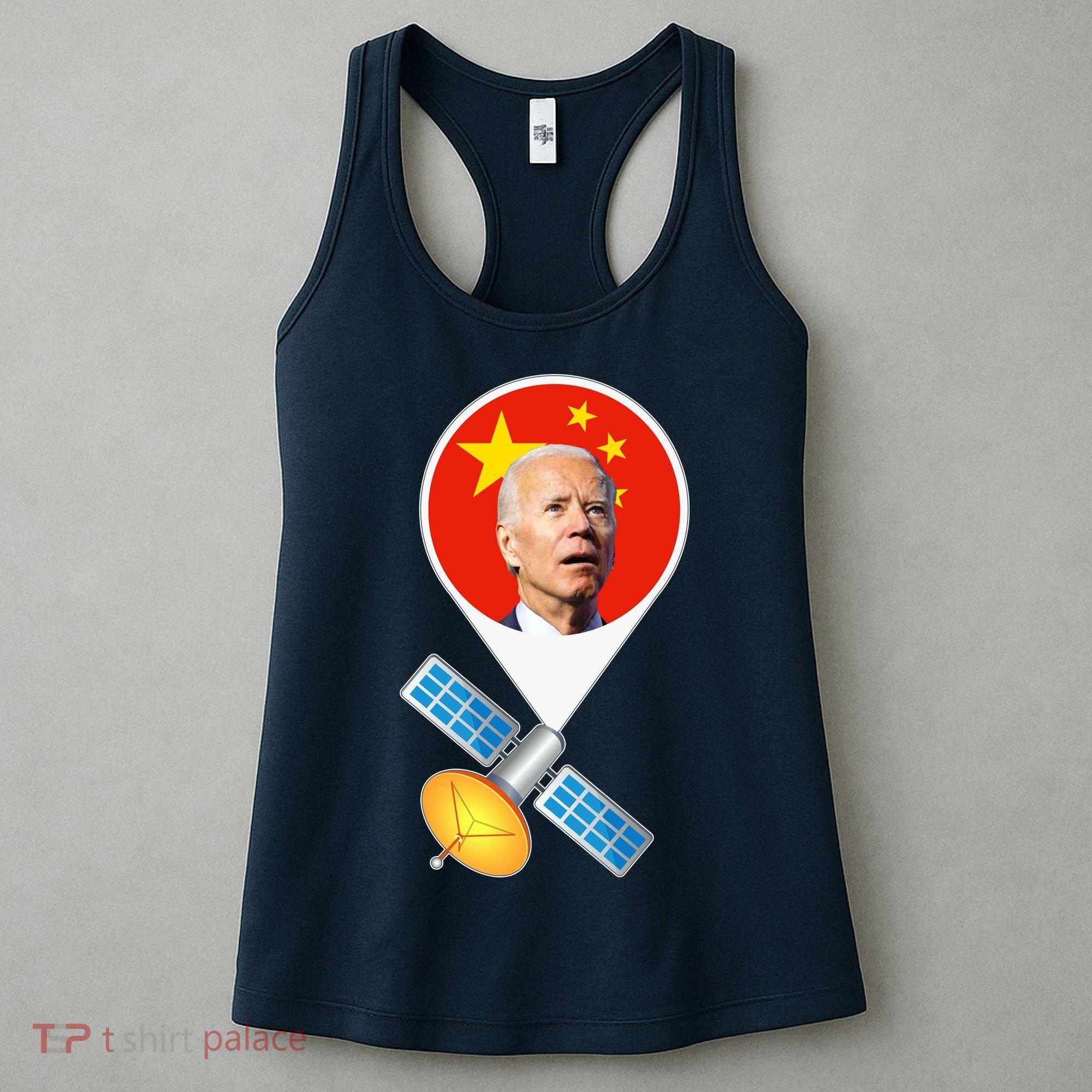Chinese Satellite Balloon Joe Biden Women's Tank Top