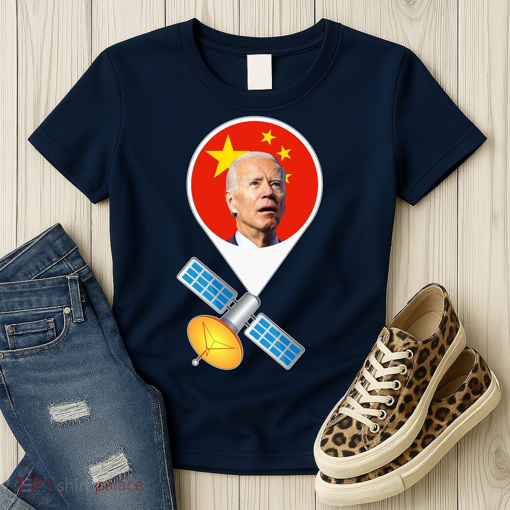 Chinese Satellite Balloon Joe Biden Women's T-Shirt