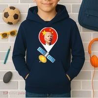 Chinese Satellite Balloon Joe Biden Kids Hoodie thumb 2