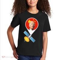 Chinese Satellite Balloon Joe Biden Kids T-Shirt thumb 2
