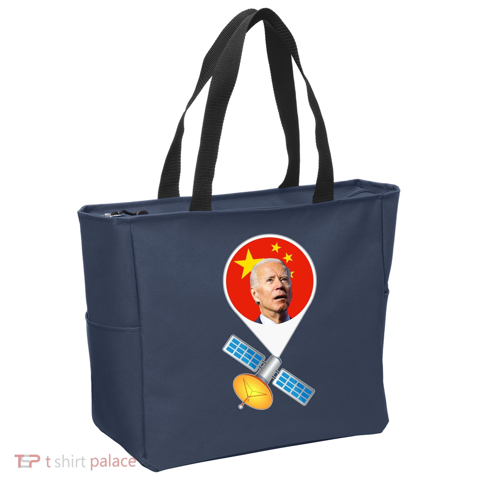 Chinese Satellite Balloon Joe Biden Tote Bag