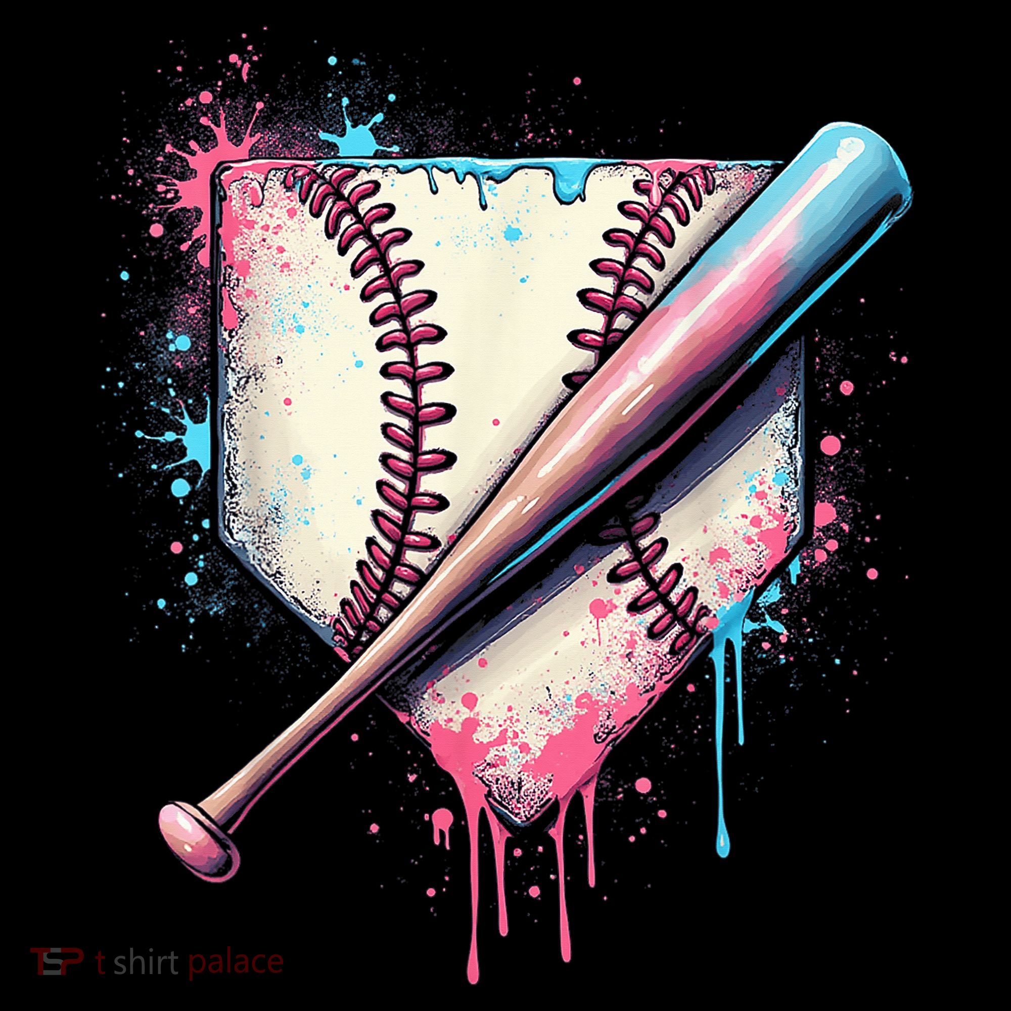 Cool Sport Baseball Plate Drip Home With Sprinkles Drip Backpack
