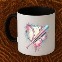 Cool Sport Baseball Plate Drip Home With Sprinkles Drip Coffee Mug thumb 2