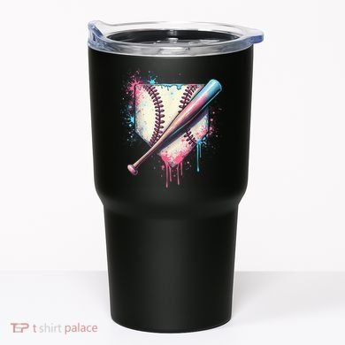Cool Sport Baseball Plate Drip Home With Sprinkles Drip Tumbler