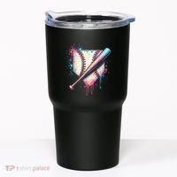 Cool Sport Baseball Plate Drip Home With Sprinkles Drip Tumbler thumb 0
