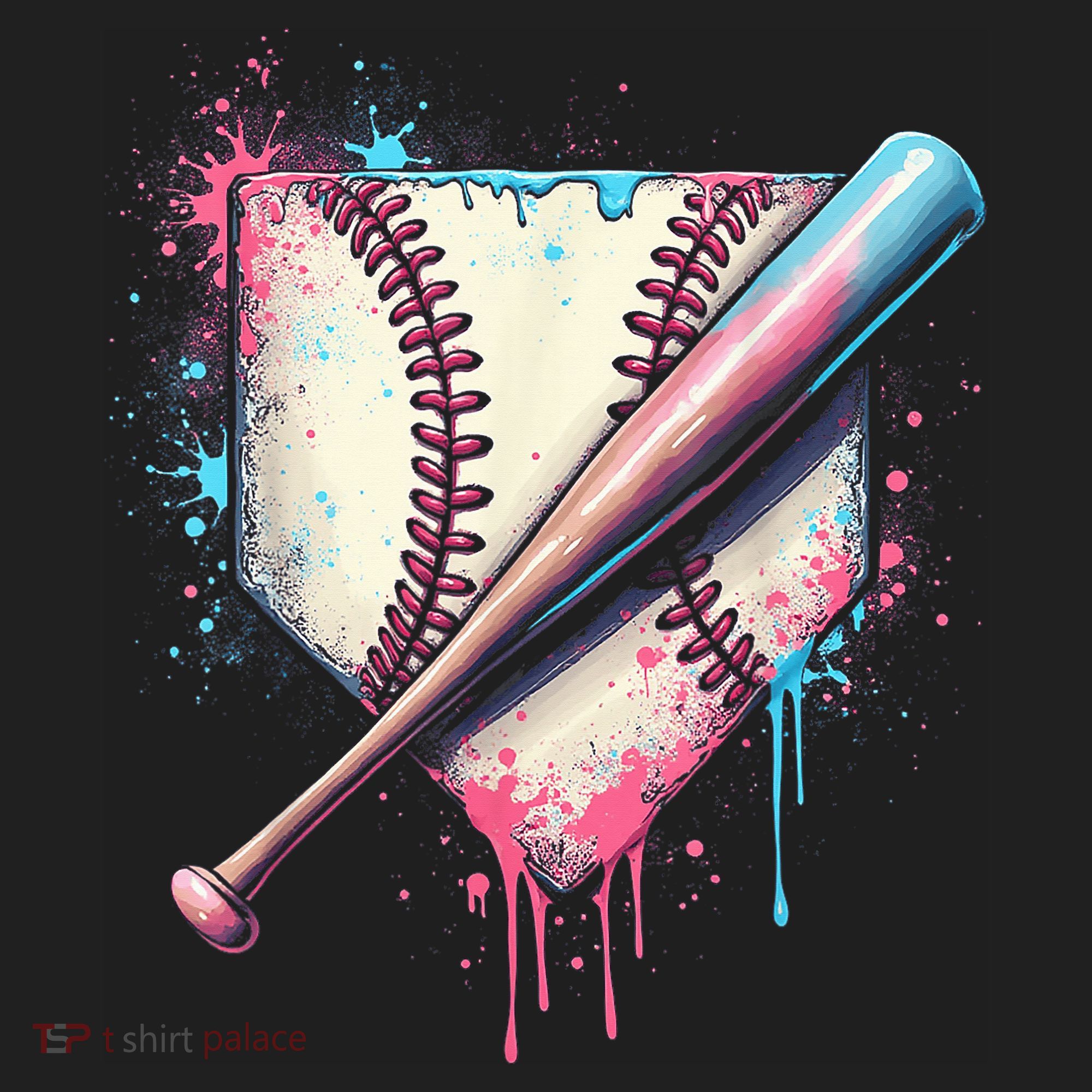 Cool Sport Baseball Plate Drip Home With Sprinkles Drip Tumbler
