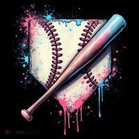 Cool Sport Baseball Plate Drip Home With Sprinkles Drip Ornament thumb 1