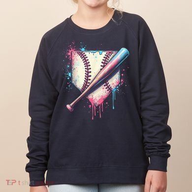 Cool Sport Baseball Plate Drip Home With Sprinkles Drip Women's Sweatshirt