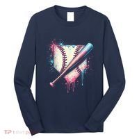 Cool Sport Baseball Plate Drip Home With Sprinkles Drip Long Sleeve Shirt thumb 0