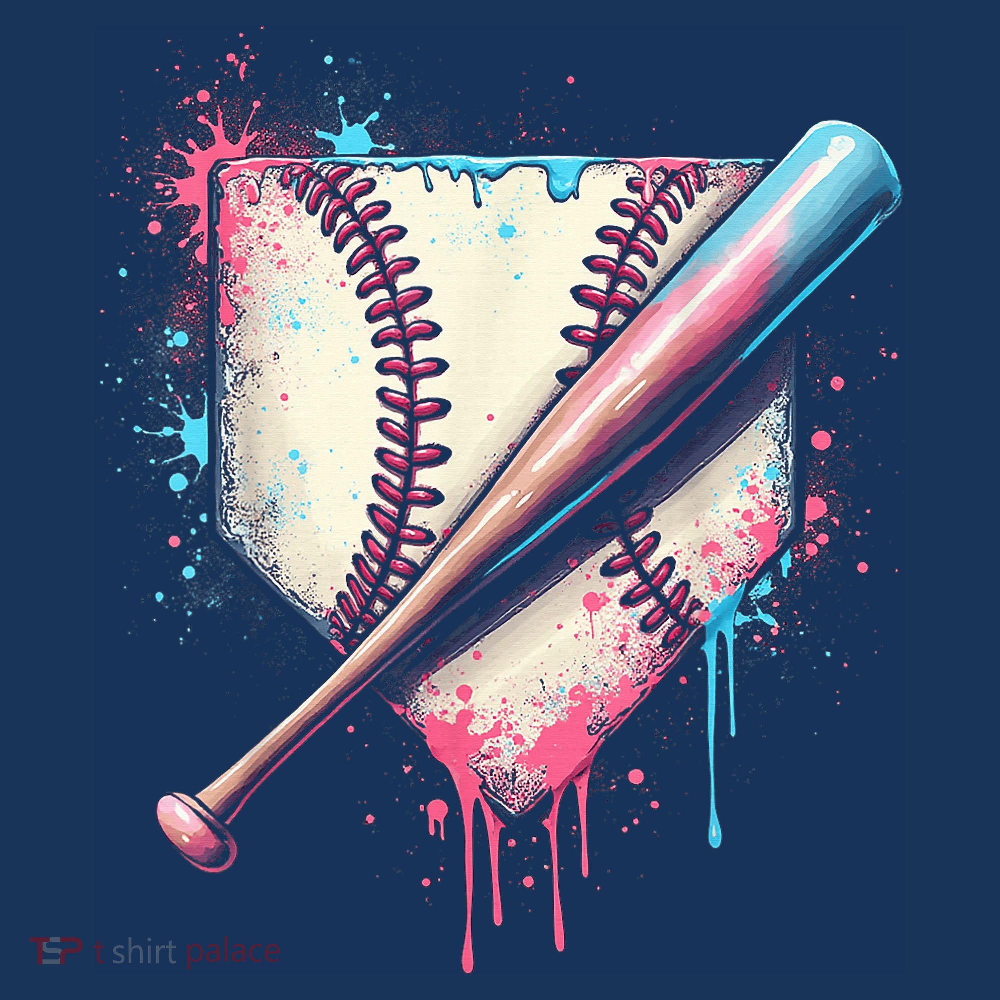 Cool Sport Baseball Plate Drip Home With Sprinkles Drip Button