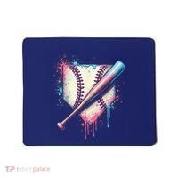 Cool Sport Baseball Plate Drip Home With Sprinkles Drip Mousepad thumb 0