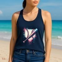 Cool Sport Baseball Plate Drip Home With Sprinkles Drip Women's Tank Top thumb 2