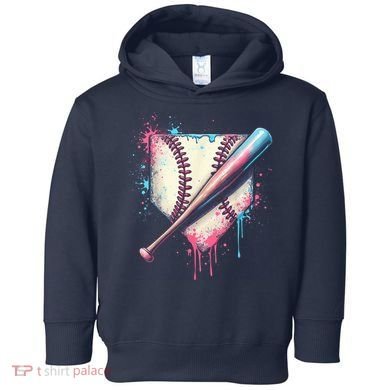 Cool Sport Baseball Plate Drip Home With Sprinkles Drip Toddler Hoodie