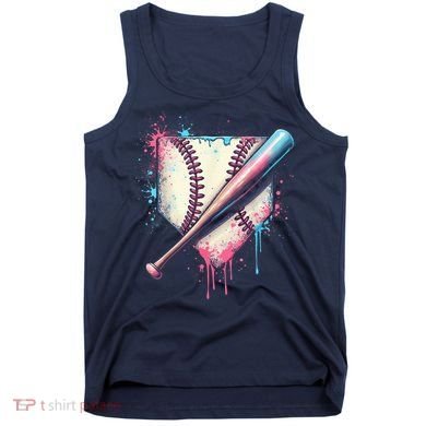 Cool Sport Baseball Plate Drip Home With Sprinkles Drip Tank Top